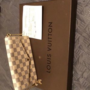 LV Pochette Felicie Azur